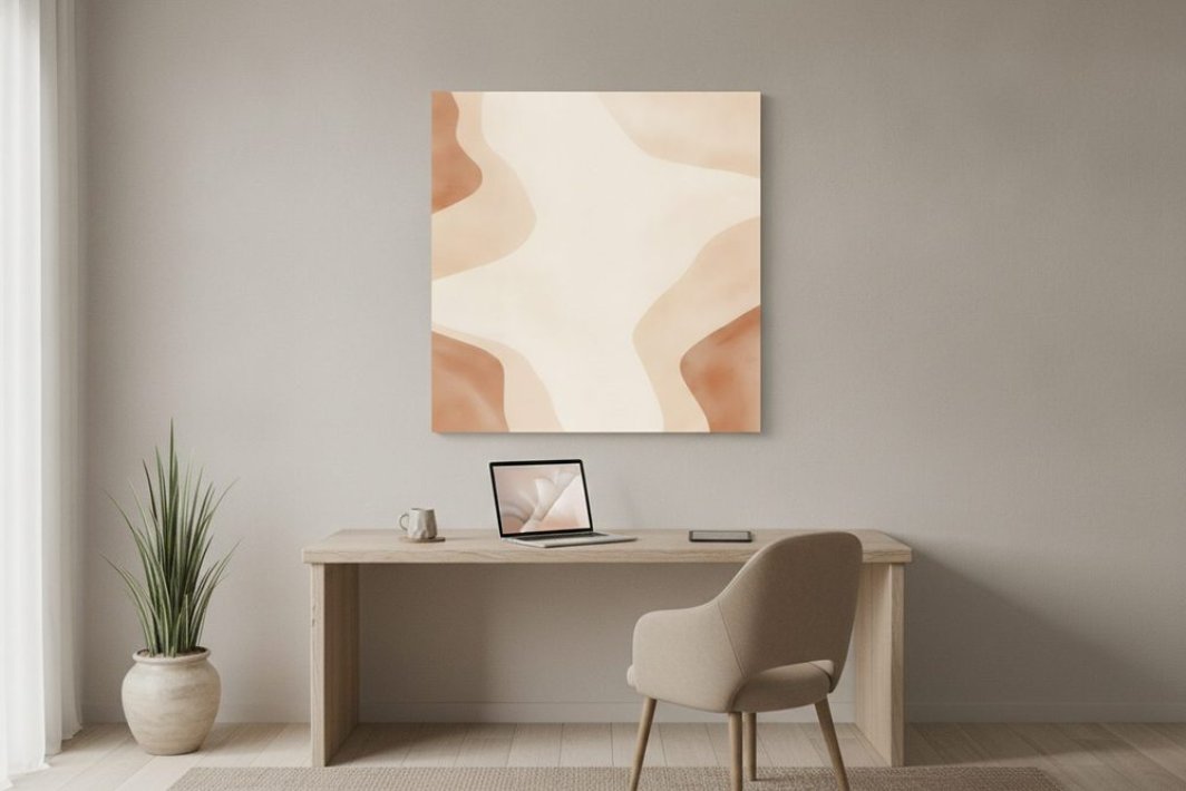 4149-japandi-Organic Flow Canvas-mockup-vierkant-003